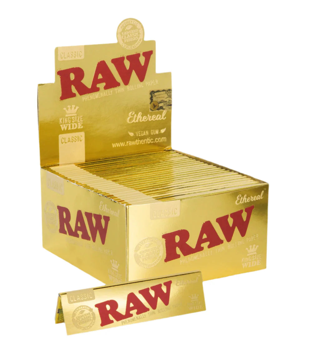 *EU IMPORT* RAW Gold Ethereal (King Size Wide) - Box of 50
