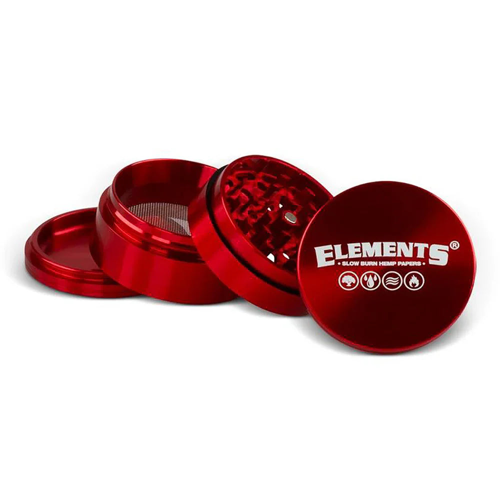 Elements 4-Part Aluminium Grinder (Medium Size) x 1