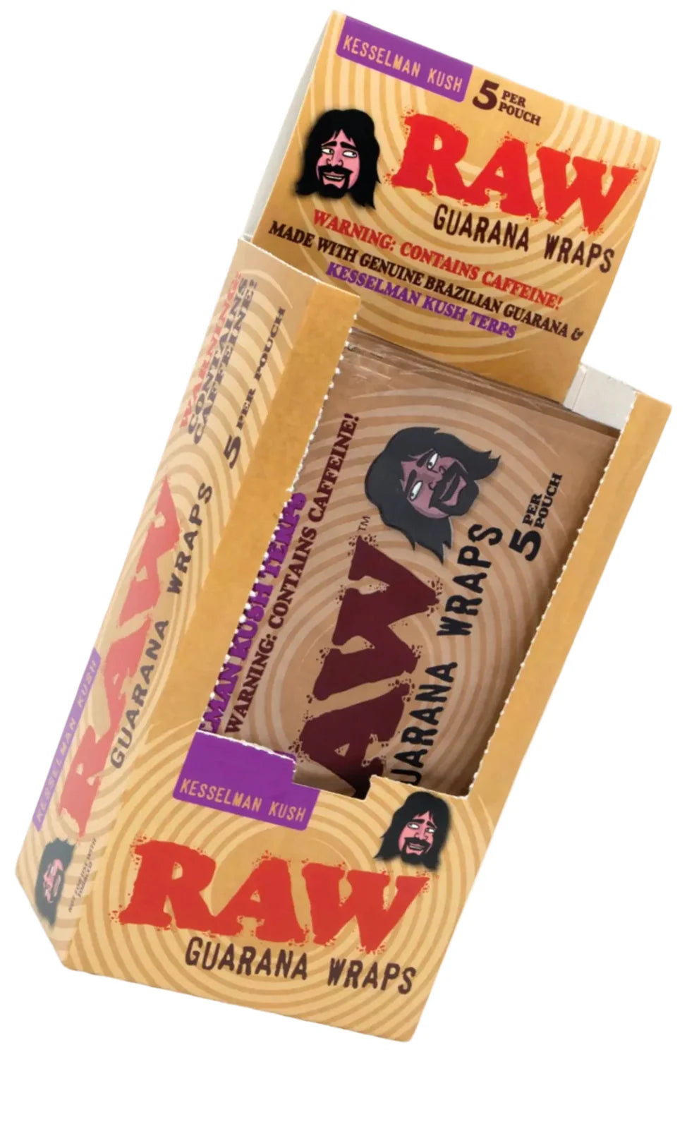 Exclusive Raw Guarana Wraps (Kessel Kush) - 25x Pack