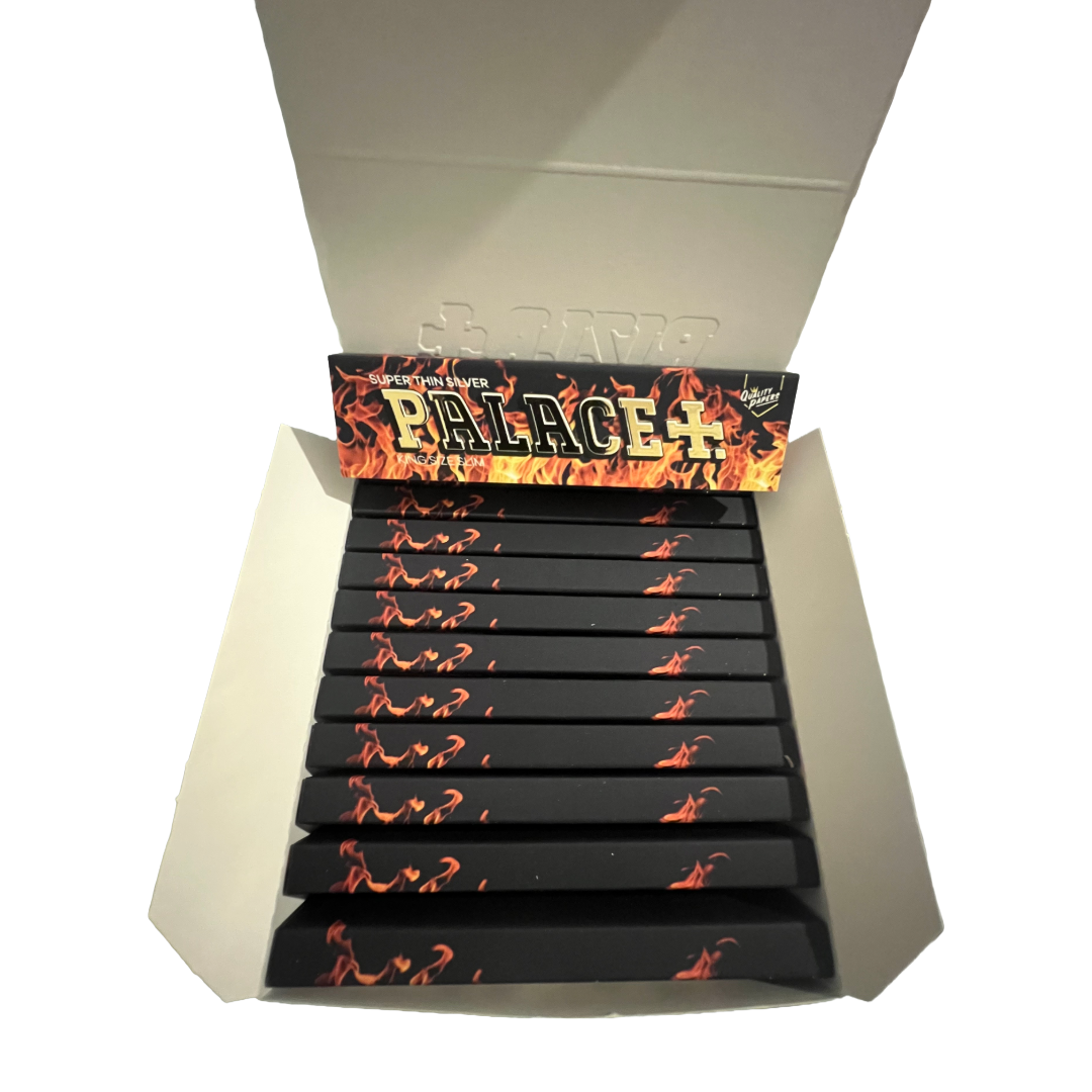 Palace X Rizla Silver King Size Rolling Papers With Tips (Orange Edition) - Single Booklets