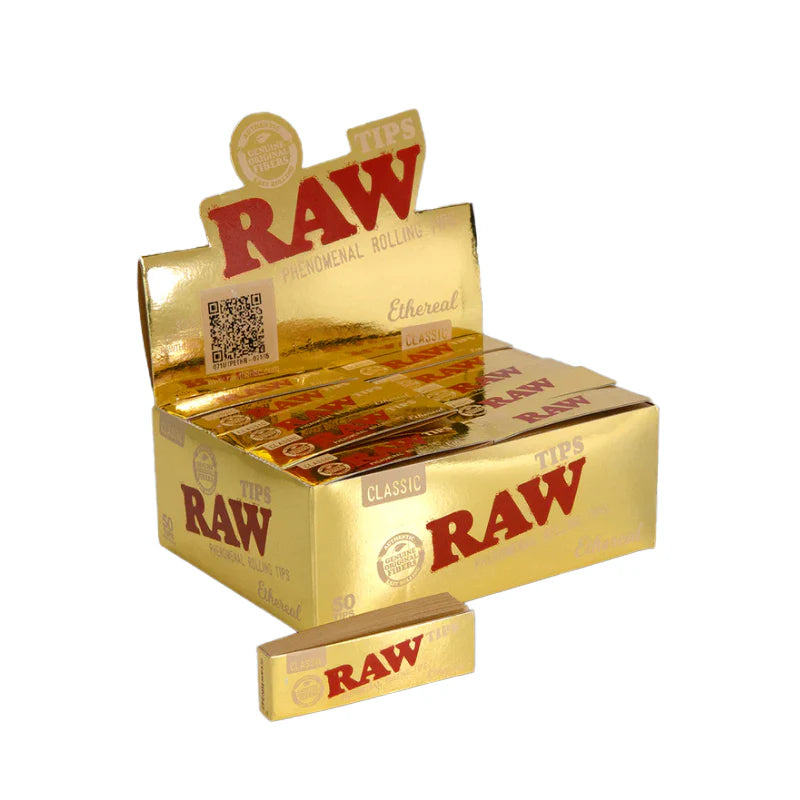 RAW Ethereal Rolling Tips - Box of 50