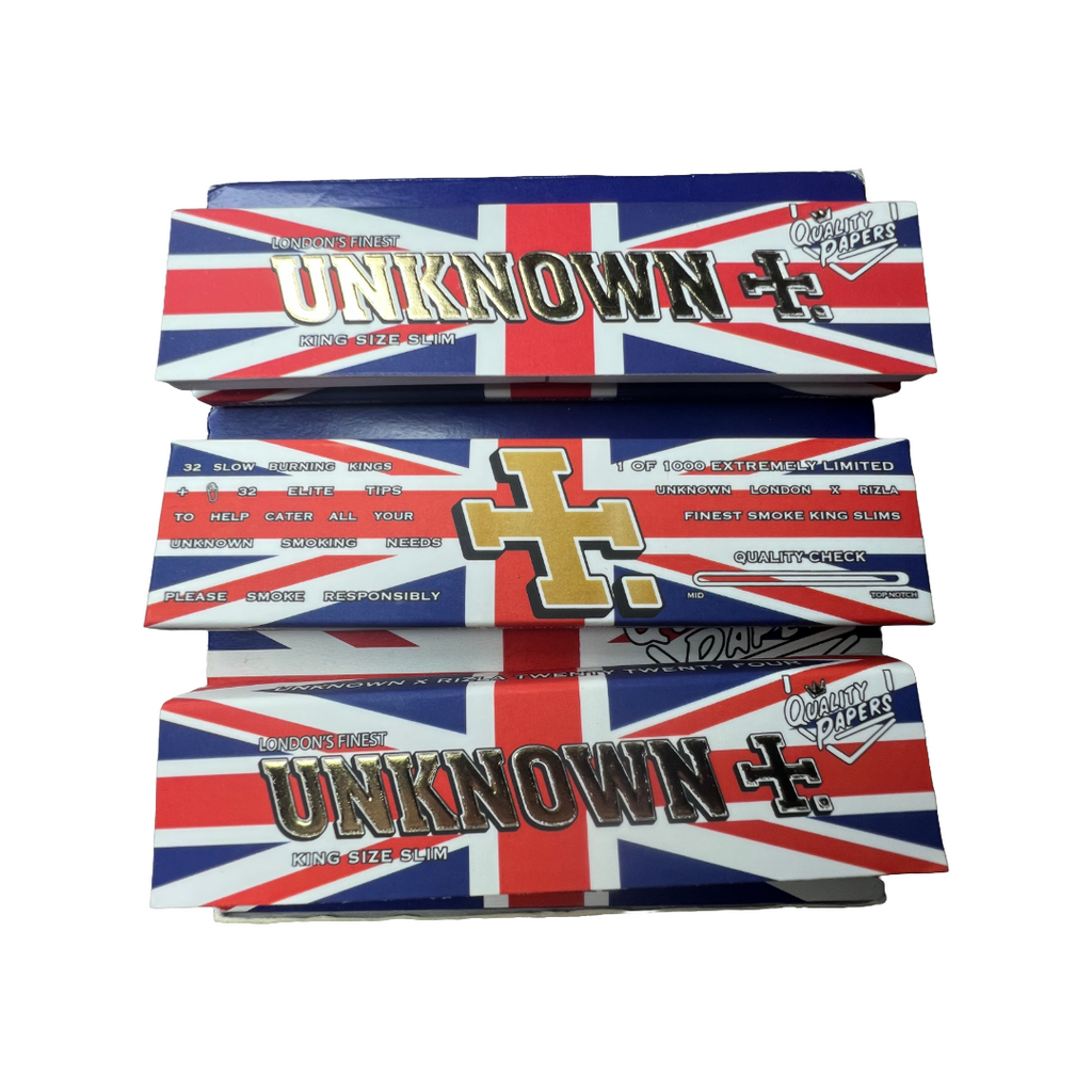 *RARE* RIZLA X UNKNOWN LONDON EDITION ROLLING PAPERS - KING SIZE - 1x BOOKLET