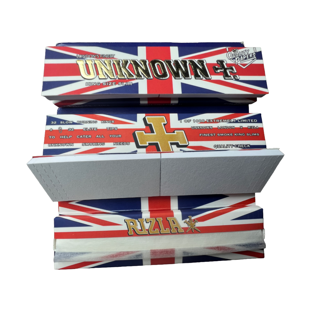 *RARE* RIZLA X UNKNOWN LONDON EDITION ROLLING PAPERS - KING SIZE - 1x BOOKLET